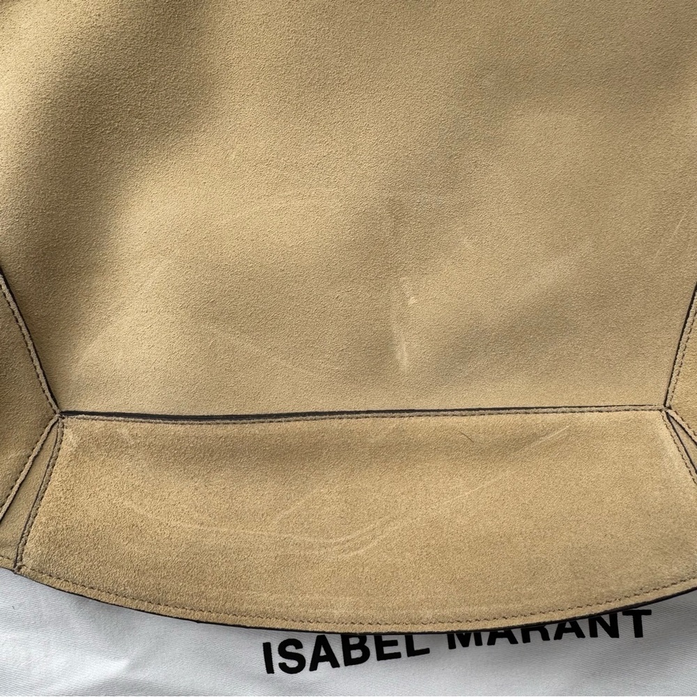 Isabel Marant Beige Suede Shoulder Bag NWOT - Picture 7 of 10